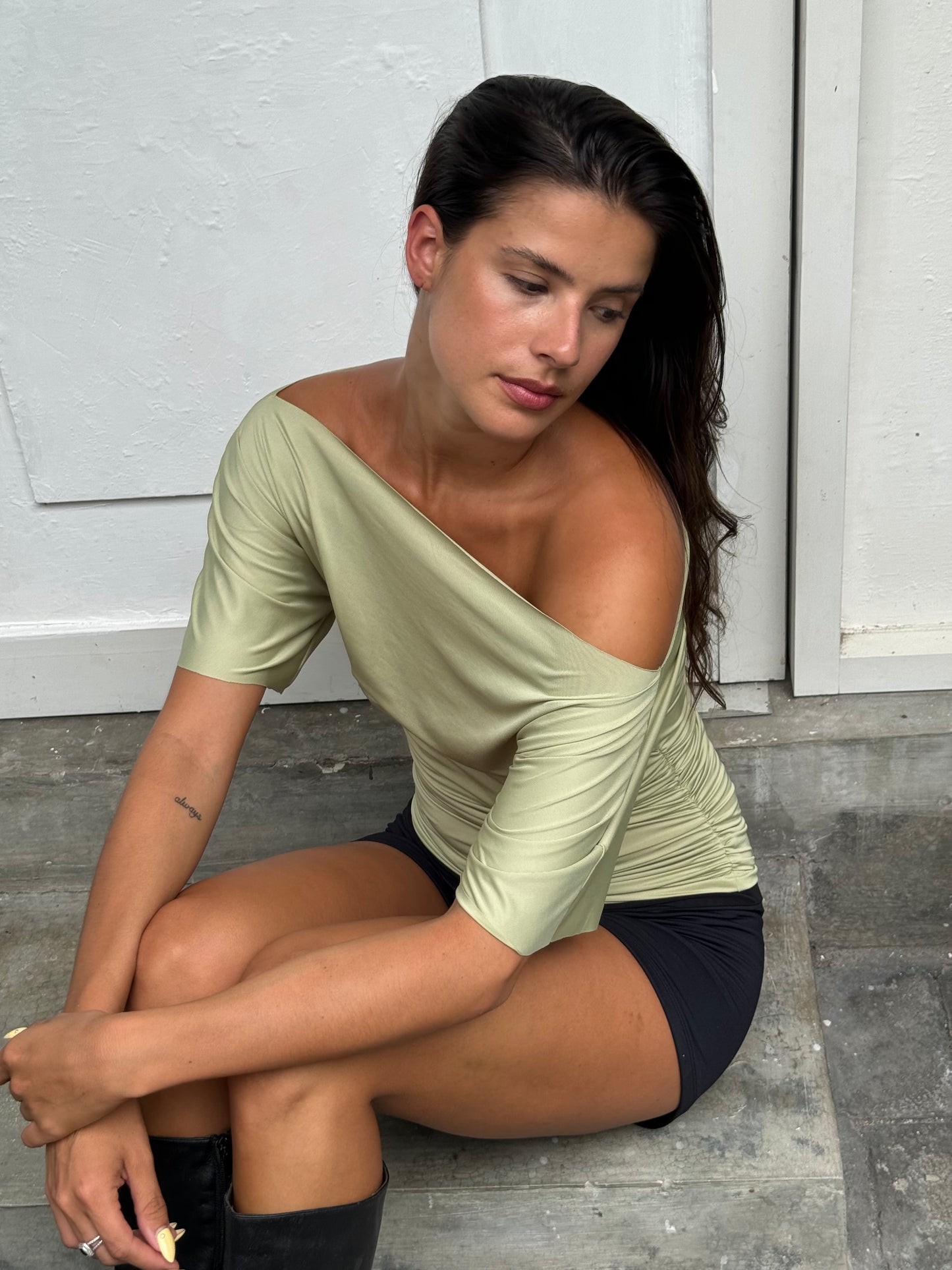 Vela Top - Pistachio