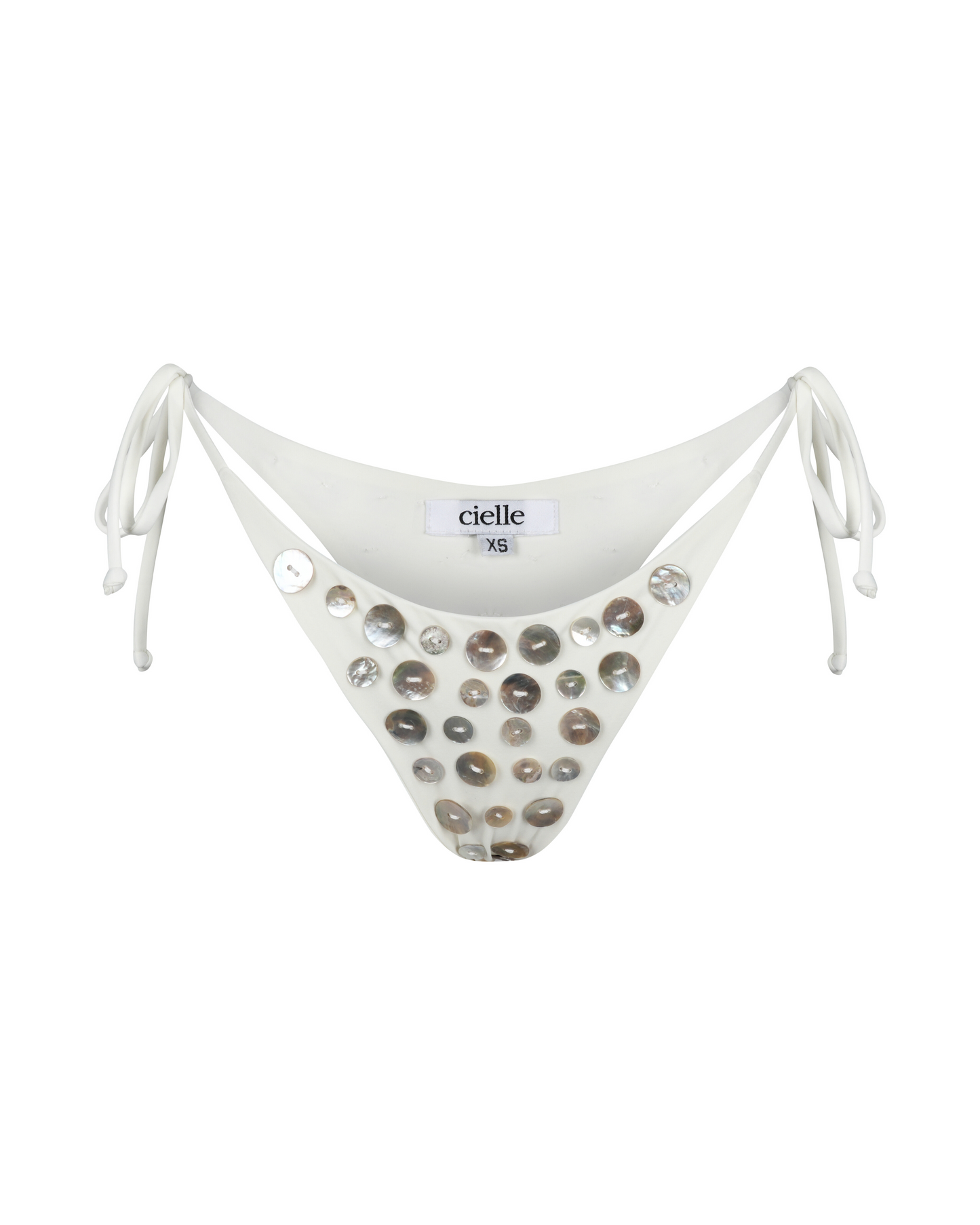Concha Bikini Bottom - Ivory