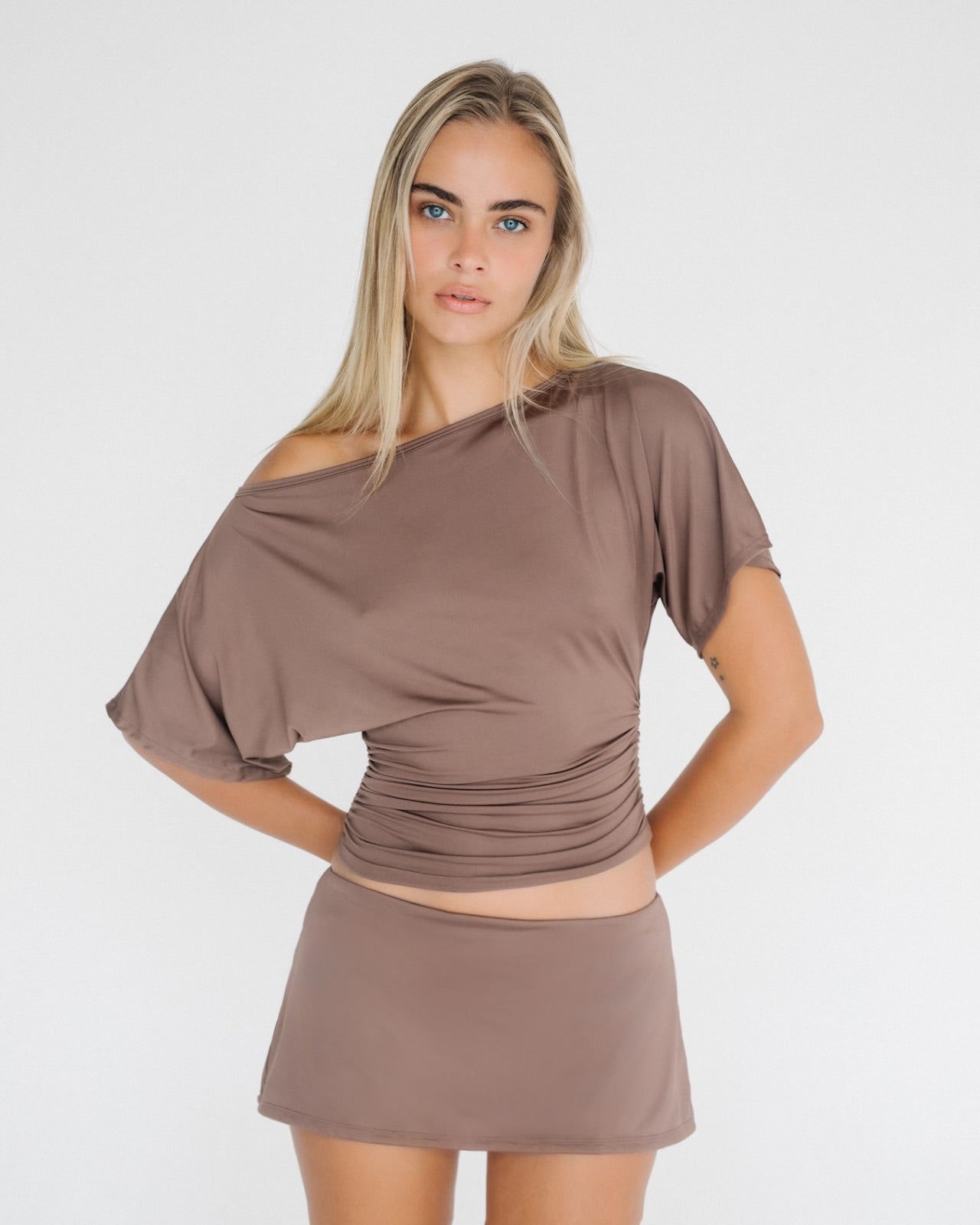 Micro Skort - Cacao