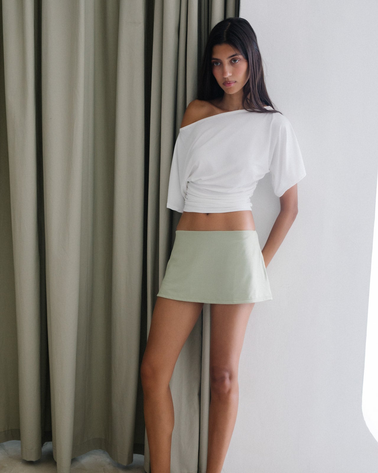 Micro Skort - Pistachio