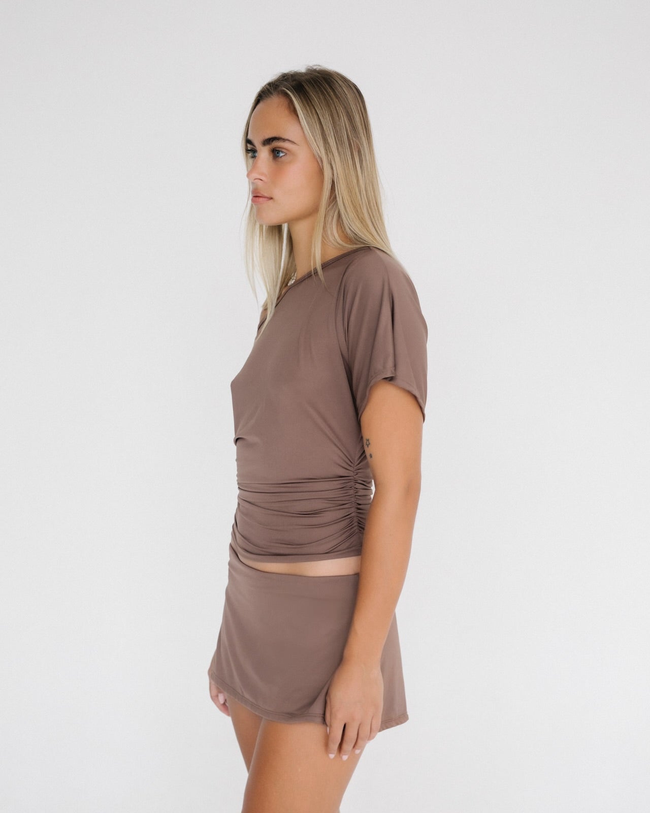 Micro Skort - Cacao