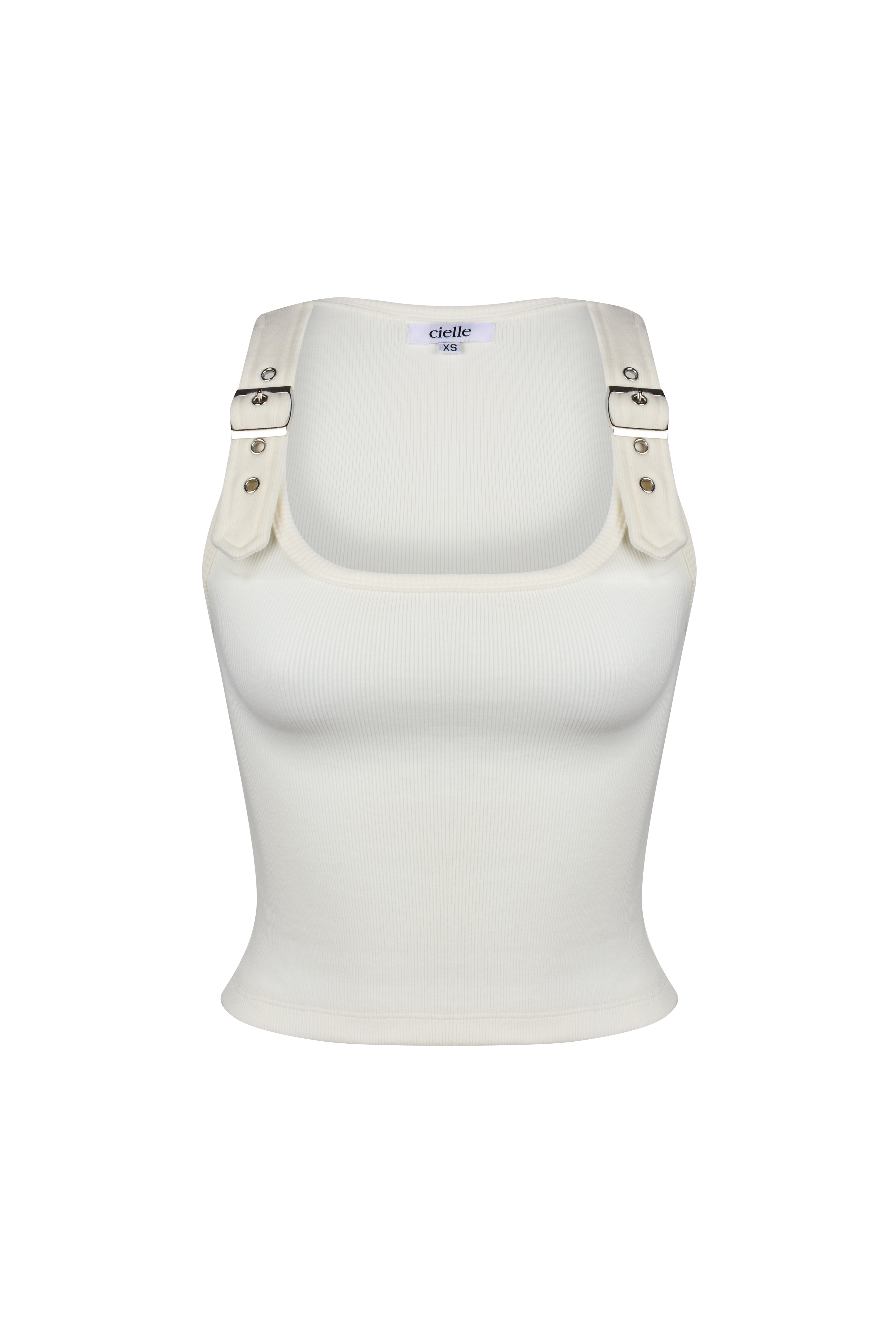 Esperanza Buckle Top - Ivory – Cielle