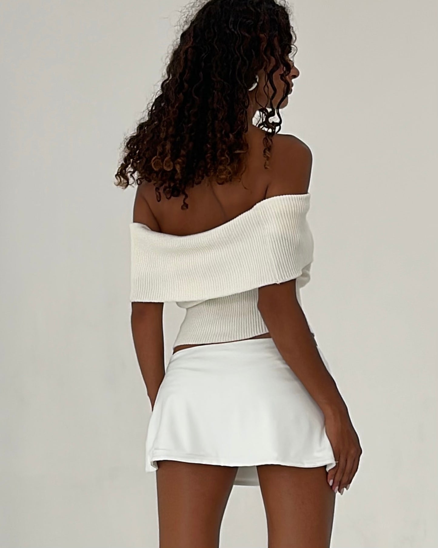 Micro Skort - Ivory