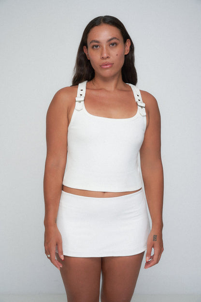 Esperanza Buckle Top - Ivory